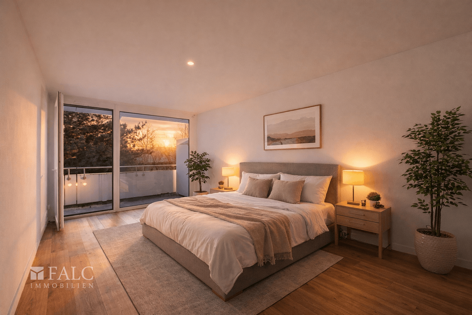 Einrichtungsbeispiel Schlafzimmer